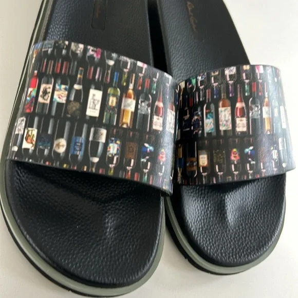 Robert Graham SHIRAZ Wine Bottle Slide Sandals Slip On Size 12 - Picture 3 of 16